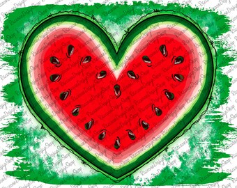 Watermelon Heart Png, Peace love Watermelon Sublimation Digital Download, watermelon Png File, Summer sublimation png, Watermelon Png