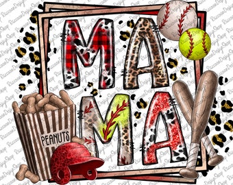 Basebollmamma, basebollsoftbollclipart, transparent PNG-fil för sublimering, basebollmamma png, softbollmamma, basebollmamma png, softboll