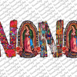 Nana Nossa Senhora PNG,Virgem de Guadalupe PNG,Clipart Gráfico, Abuela, Sublimação Latina Mexicana,Guadalupe retrô png,Sublimação da Virgem Maria