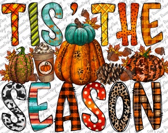 Das ist die Saison png, Fußball PNG, Herbst PNG, Leopard Kürbis PNG, Saison PNG, Fußball Sublimation Design, Herbst Sublimation Design, Kürbisse PNG