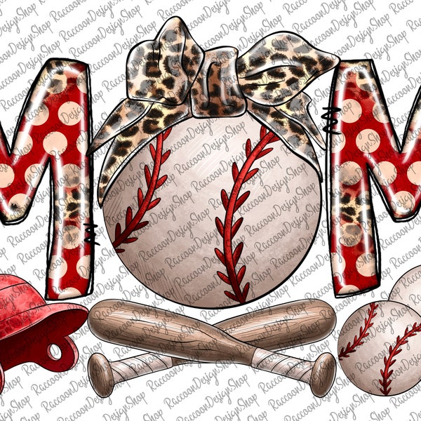 Mamá de béisbol, Clipart de béisbol, Archivo PNG transparente para sublimación, Mama de béisbol Png, Diseño de camisa de béisbol, Mamá de béisbol png, Béisbol