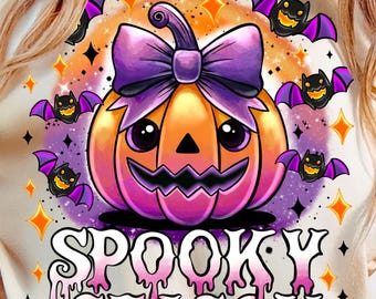 Spooky Season Png,Halloween Png, Pumpkin Png, Stay Spooky Png, Kids Halloween Png, Boy Halloween Png, Png, Pumpkin Png, Retro Halloween Png