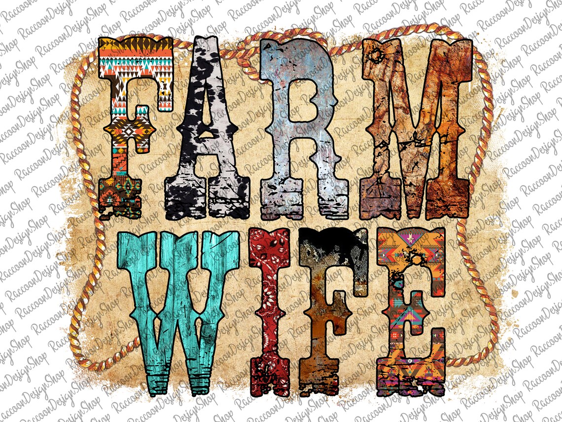 Farmers Wifefarmers Wife Png Farm Design Farmer Farm Life - Etsy