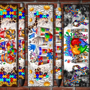 Autismepen wikkelt ontwerp, ontwerp autismepen, autismepotlood, autisme png, lintpen autisme png, autisme png, dag van autisme