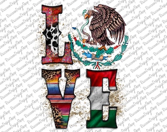 Love Mexico Png, Meksykański Projekt Sublimacji, Meksykańska Flaga Png, Meksykańska Miłość Png, Meksykańska Flaga Png, Meksyk Png, Natychmiastowe Pobieranie, Meksykańskie Png