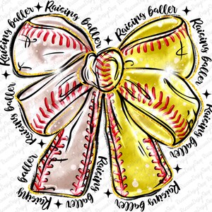 Riaisng baller Softball Baseball PNG, Baseball PNG, Sublimation Design, Digital Download Png, Sports PNG, Raising Ballers Png, Baseball Mom