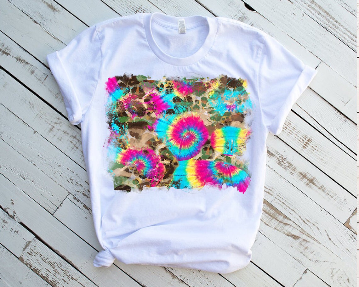 how to make camo tie dye shirts