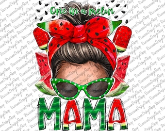 One In A Melon Mama PNG, Watermelon Png, Summer Vibes, Beach Life Png, Summer Vibes, Watermelon,Sublimation Design, Digital Download