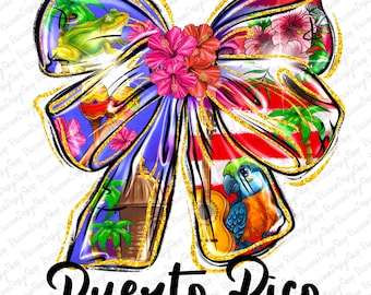 Puerto Rico Coquette Bow png,Puerto Rico Sublimation Designs,Puerto Rico png,Puerto Rico Bow,Puerto Rico Ribbon png,Puerto Rico Flag png
