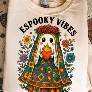 Espooky Vibes PNG, Halloween Mexican Conchas Ghost Png, Spooky Conchas PNG, Halloween Conchas Png, Funny Pantasmas Ghost Pan Dulce Png