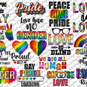 Gay Pride Png Bundle, LGBT Png Bundle, Gay Png, Pride Png, Rainbow Png, Gay Pride Shirt Png, Gay Festival Png, LGBT Pride Png Bundle