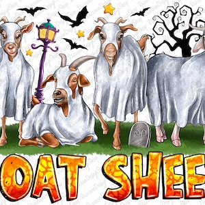 Goat Sheet Png,Halloween Goat Png, Digital Download,Png,Halloween Goat Sublimation,Sublimation Designs Downloads, Goat Halloween Design