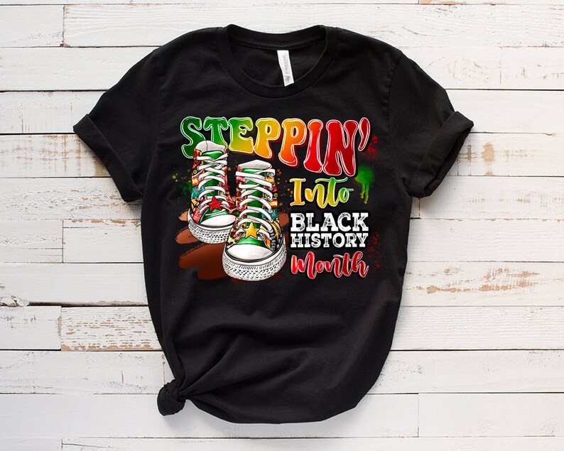 stepping into black history month png design download,Juneteenth png,black lives matter png,Juneteenth 1865 png,sublimate design download image 3