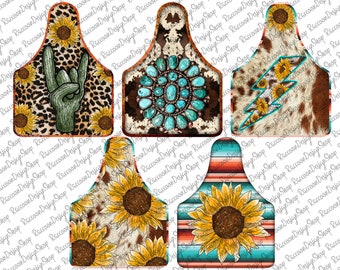 Cow Show Tag Png, Western Design, Cow Tag Serape, Cow Tag Cowhide, Cow Png, Sublimation Designs Downloads, Digital Download, Farm Life Png