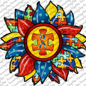 Autismus Sonnenblume PNG, Autismus Bewusstsein, Autismus Mutter, Au-some Sublimation Design Downloads, Autismus Herz Png, Autismus Awareness Day PNG