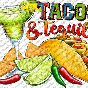 Tacos And Tequila png, Mexican png, Cinco De Mayo, Mexican Tacos png, Digital download, Sublimation,PNG file, Leopard Design, Tequila Squad