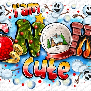 I am Snow Cute Png, Merry Christmas Png, Snow, Snowman Png, Western Png, Winter, Christmas, Sublimation Design, Digital Download,Winter png
