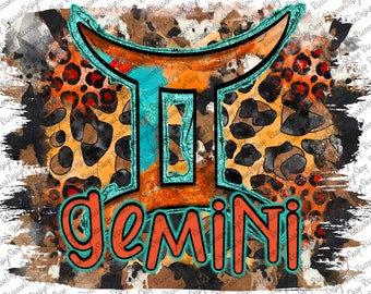 Gemini Zodiac Png, Gemini Design, Digital Download File, Birthday, Birthday Design, Sublimation Designs Downloads, Gemini Png