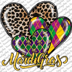 Mardi Gras Heart Png, Mardi Gras Png, Crawfish, Fleur de Lis Png, Sublimation Designs Download, Mardi Gras Sublimation, Louisiana Png