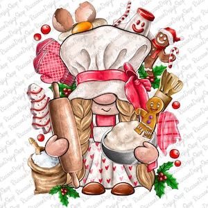 Chefs Gnome Png, Baking Gnome Png, Kitchen Gnome Png, Chef Gnome Png, Digital Download, Gnome Png, Kitchen Saying Png, Sublimation Design