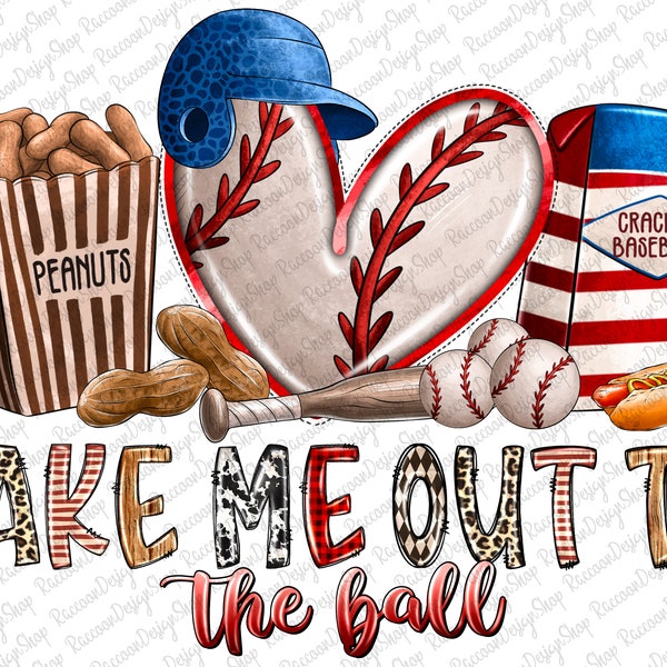 Take Me Out To The Ballgame png, Baseball clipart, Baseball Sublimation, Digital Download, Love Baseball,Baseball Mom png, Baseball png