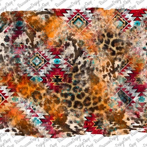 Aztec and Cowhide Distressed Background Design, Leopard Background Png, Cowhide Aztec Background,Instant Download, Aztec Design, Aztec Png