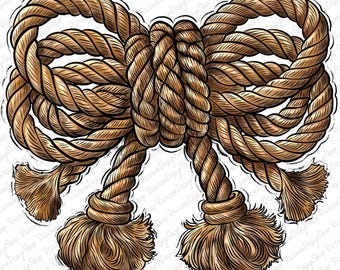 Rope Western Bow png, Howdy Coquette Bow png, Cowhide bow png, Coquette Cowgirl aesthetic, Cowgirl Bow Clipart png, Watercolor Bow