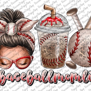 Baseball Mom, Baseball Clipart, Transparent PNG file for sublimation, Baseball Mama Png, Baseball Shirt Design,Baseball Mom png,Mom life png