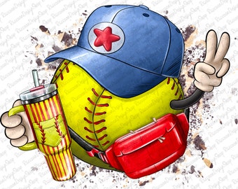 Softball png,Softball Sublimation Design,Softball Clipart,Softball digital,Softball printable,Sport team,Softball lover png,Softball Mom png