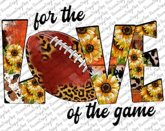 Per amore del gioco Design per sublimazione di calcio PNG, Calcio leopardato PNG, Calcio americano PNG, Calcio leopardato PNG, Calcio