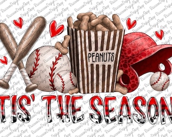 Tis the Season Baseball, Baseball Mom, Baseball Clipart, Transparent PNG file for sublimation, Baseball Mama Png, Baseball Mom png, Baseball