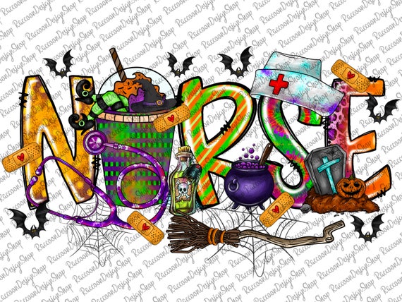 Halloween Nurse PNG, Spider, Bad Png, Halloween Png, Western, Pumpkin Png, Spooky Png, Nurse PNG, Sublimation Design, Digital Download