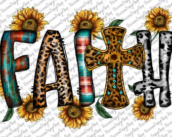 Western Faith Png, Christian Png, Jesus Cross Png, Faith Church Png, Love Like Jesus PNG File,Digital download,Sublimation Designs Downloads