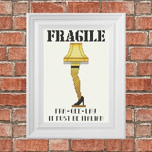 Fra-Gee-Lay ~ A Christmas Story Counted Cross Stitch Pattern (Digital Format - PDF)