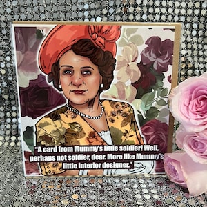 Cubo de jacintos para el Día de la Madre de Keeping Up Appearances: cumpleaños / Día de la Madre (en blanco por dentro)