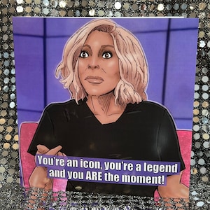 Wendy Williams - Gay Icons limited edition verjaardagskaart (blanco binnenkant)