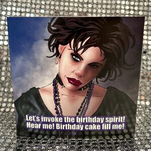 Nancy from The Craft - Gay Icons limited edition Birthday card ( Blank inside)
