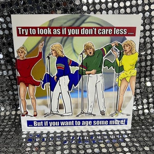 Euroison - Bucks Fizz - Making Your Mind Up - Gay Icons Geburtstagskarte in limitierter Auflage (leerer Innenseite)