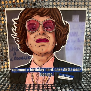 Pauline da Liga dos Cavalheiros - Cartão de aniversário - Cartão comemorativo edição limitada Gay Icons (em branco por dentro)
