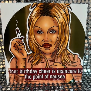 Pete Burns del Celebrity Big Brother - Gay Icons biglietto di compleanno in edizione limitata (vuoto all'interno)