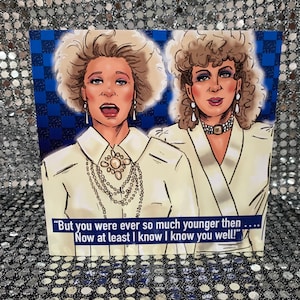 Elaine Paige / Barbara Dickson "Lo conosco così bene" - Biglietto di auguri di compleanno in edizione limitata Gay Icons (vuoto all'interno)