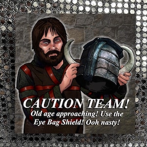 Knightmare 80s kids tv show  -  TV Icons limited edition  Birthday Card (Blank inside)