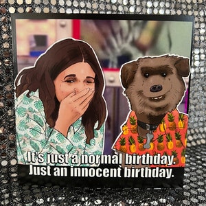 Hacker T Dog - solo un uomo normale, solo un meme di un uomo innocente - Biglietto di auguri di compleanno (vuoto all'interno)