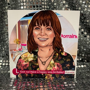 Lorraine Kelly - Gay Icons limited edition verjaardagskaart (blanco binnenkant)