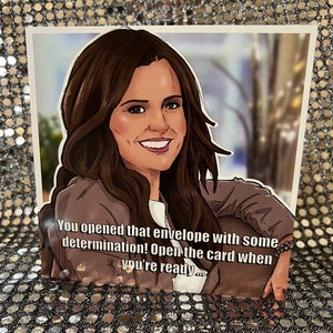 Cheryl Cole Tweedy / Girls Aloud - un peu de détermination / Je suis prête - Carte d'anniversaire Gay Icons en édition limitée (intérieur vierge)