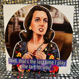 Margo Leadbetter van The Good Life - Gay Icons limited edition verjaardags- / valentijns- / jubileumkaart (blanco binnenkant)