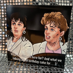 Rita Sue and Bob Too - Gay Icons Geburtstagskarte in limitierter Auflage (leere Innenseite)