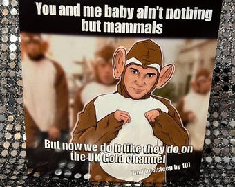Clearance sale - Bloodhound Gang 90s 1990s  - Valentine / anniversary/ Birthday Card (Blank inside)