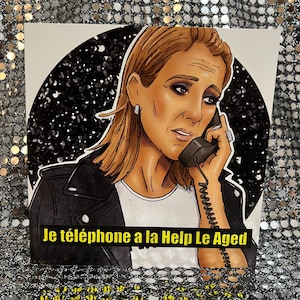 Celine Dion - Gay Icons limited edition Birthday Card (Blank inside)