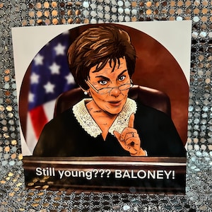 Judge Judy - Gay Icons limitierte Geburtstagskarte (innen leer)